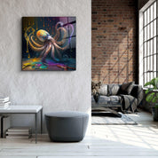 ."Painter Octo". Designers Collection Glass Wall Art - ArtDesigna Glass Printing Wall Art