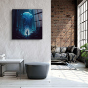 ."Alone in the Secret Forest V1". Glass Wall Art - ArtDesigna Glass Printing Wall Art