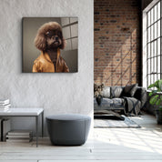 ."Stylish Dogs - V4". Designer's Collection Glass Wall Art - ArtDesigna Glass Printing Wall Art