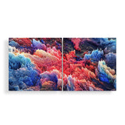・"Pixel World - Duo"・Glass Wall Art - ArtDesigna Glass Printing Wall Art
