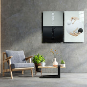 ・"SupraHeads-Duo"・Designer's Collection Glass Wall Art - ArtDesigna Glass Printing Wall Art