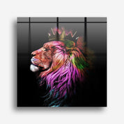 The King | Designer's Collection Glass Wall Art - Artdesigna