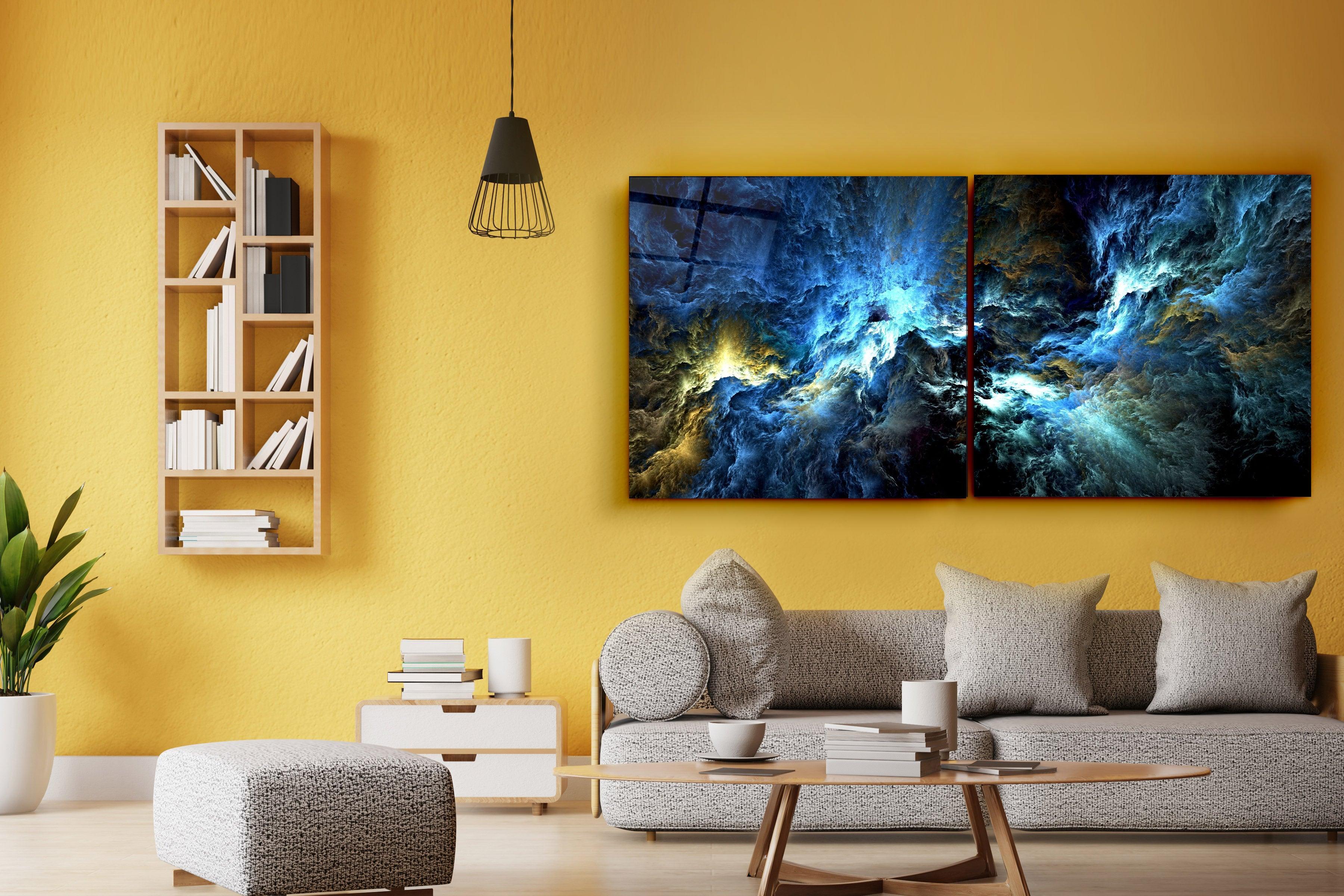 ・"Myth of The Sky - Duo"・Glass Wall Art - ArtDesigna Glass Printing Wall Art