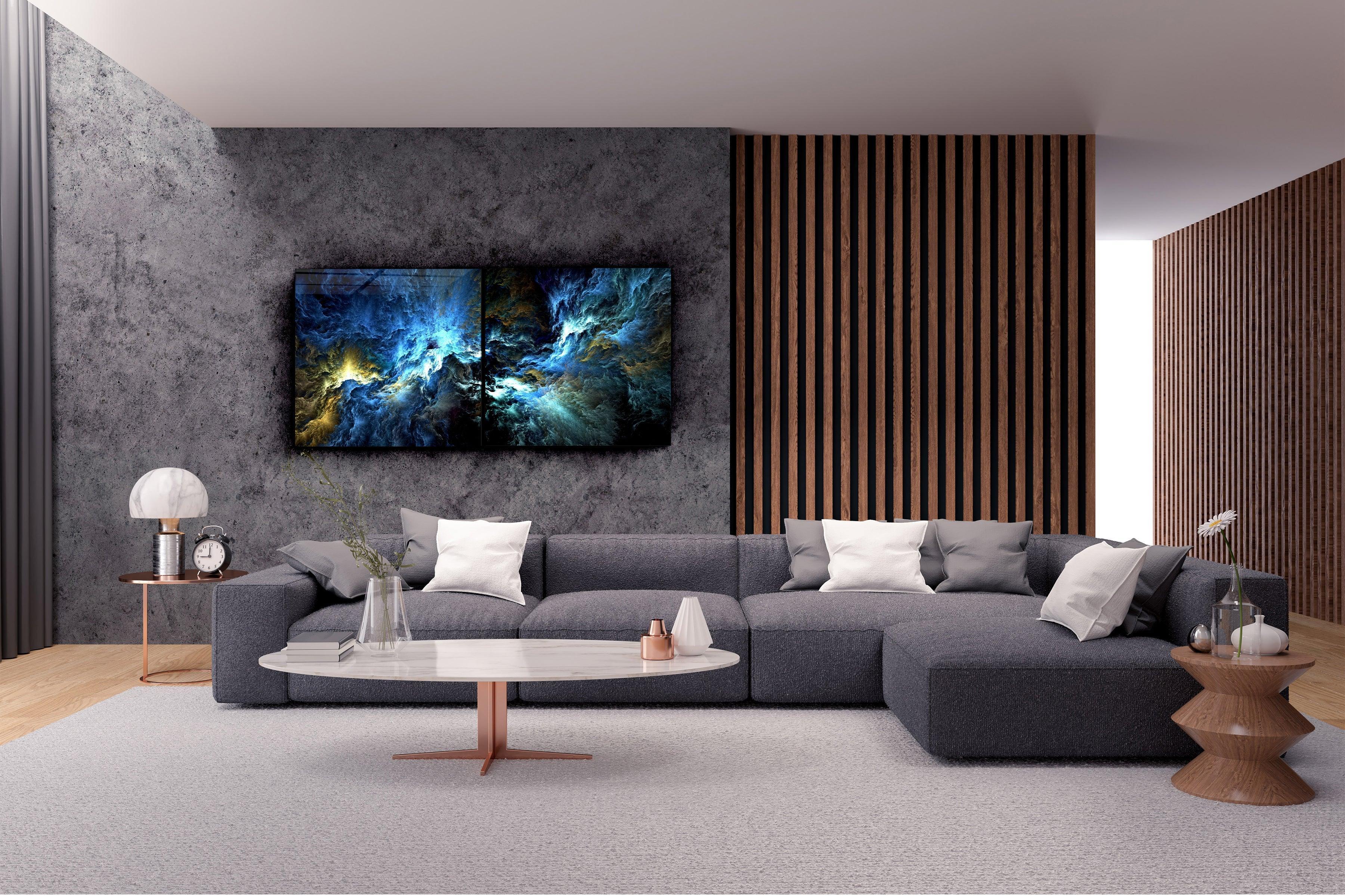 ・"Myth of The Sky - Duo"・Glass Wall Art - ArtDesigna Glass Printing Wall Art