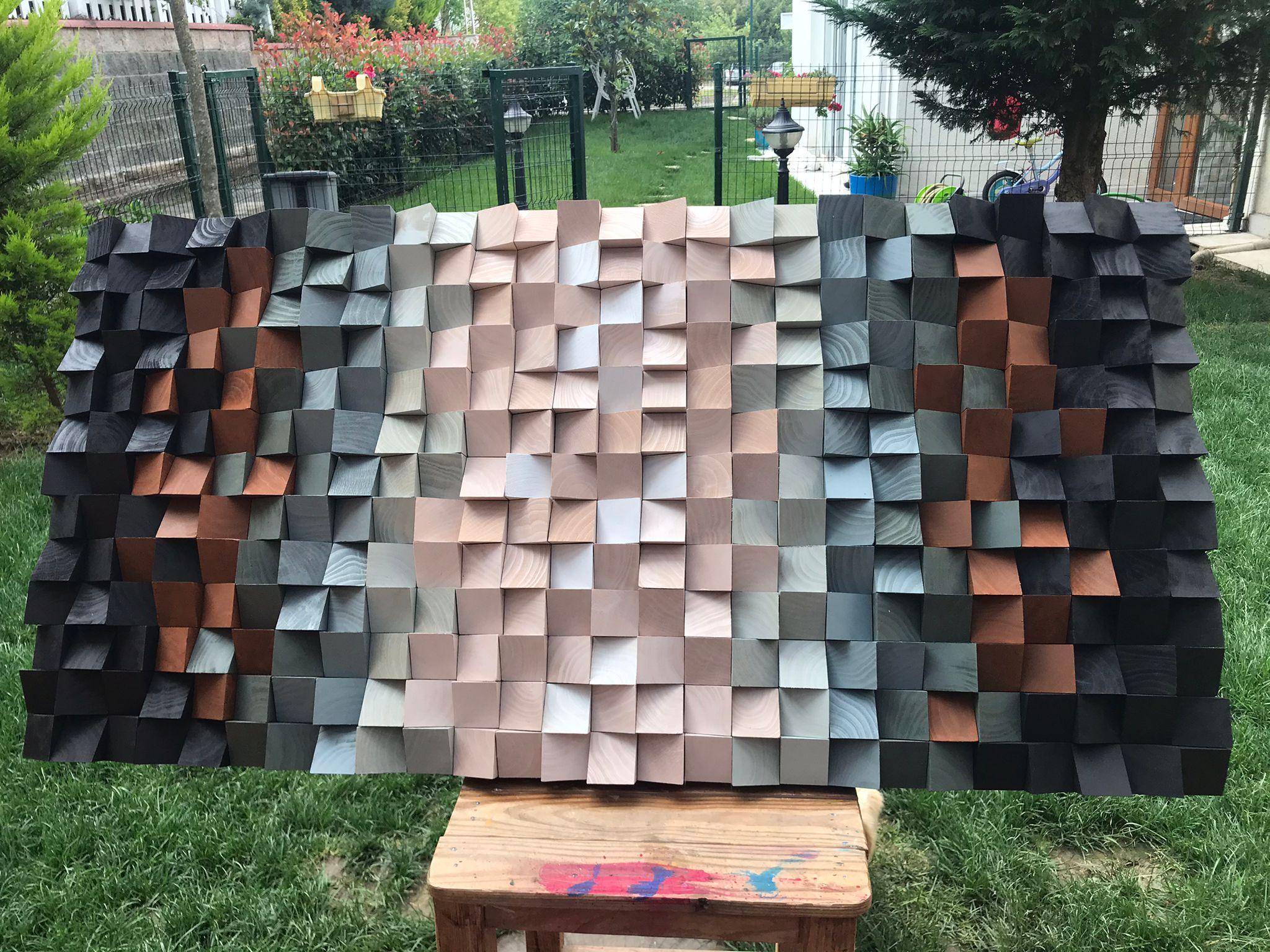 Mother Earth | Premium Wood Handmade Wall Sculpture - Limited Edition - Artdesigna